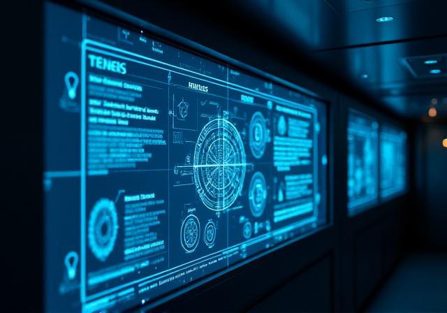 Futuristic digital legal interface overview