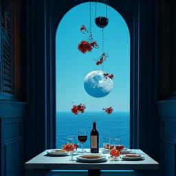 Zero-gravity dining experience